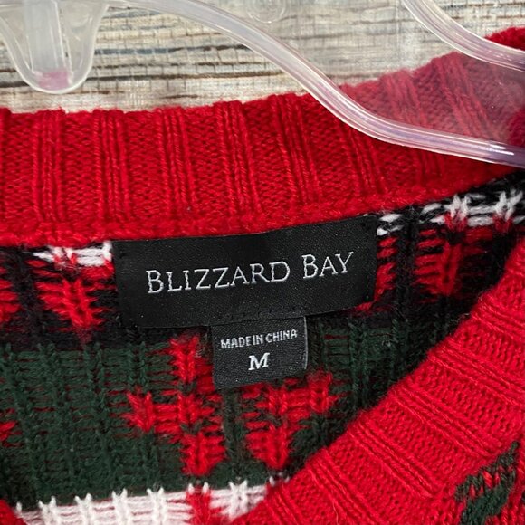 Blizzard Bay Christmas Sumo Sushi Sweater Men’s M Novelty Ugly Holiday Knit - Picture 3 of 4